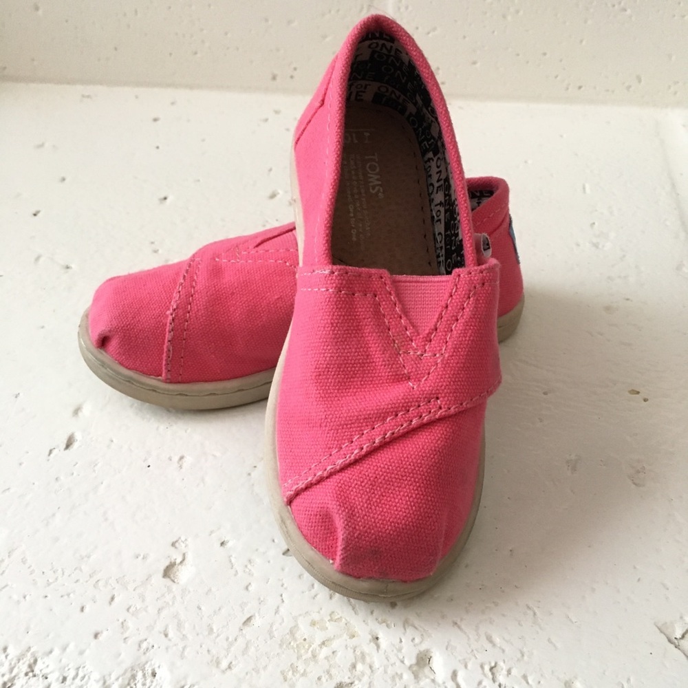 Toms Pink Canvas